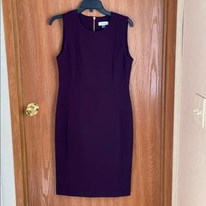 calvin klein purple dress